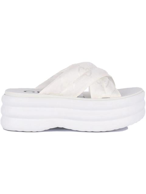 Gucci GG Platform Slide White (Women's)