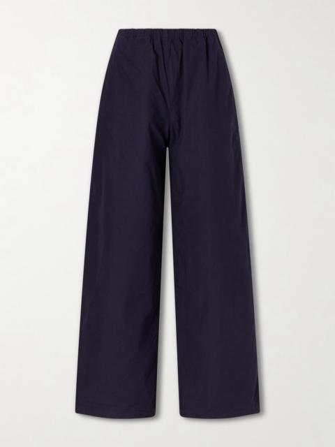 Kyoto Cotton Straight-leg Pants