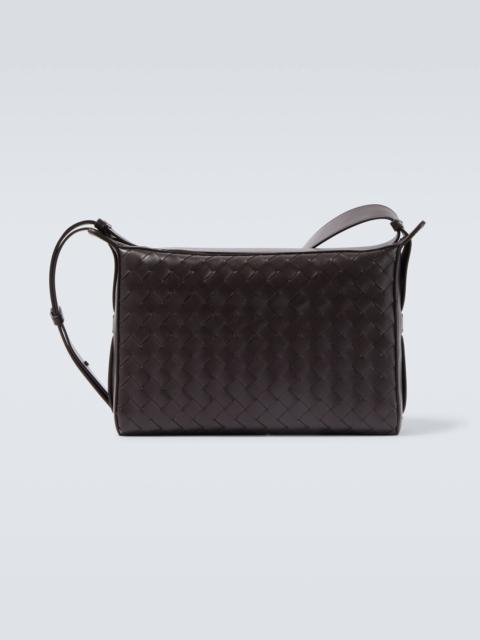 Tribeca Intrecciato leather crossbody bag