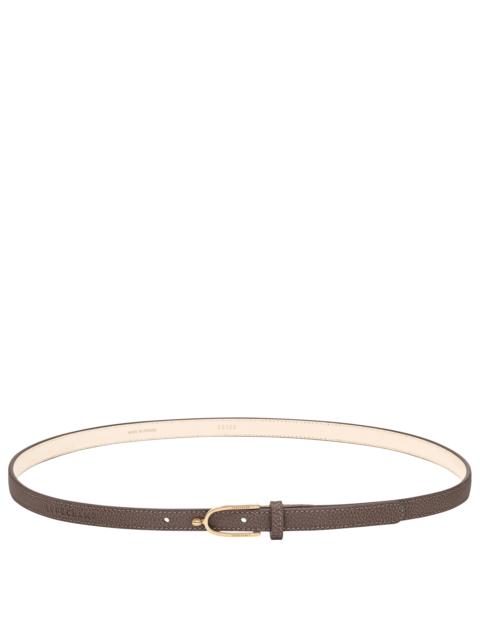 Ladies' belt Taupe - Leather