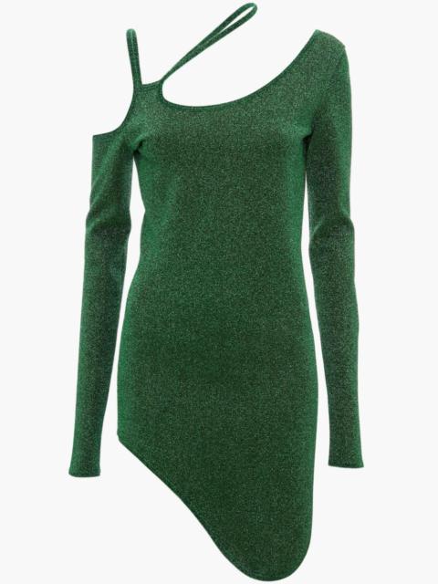 CUT OUT DETAIL ASYMMETRIC DRESS