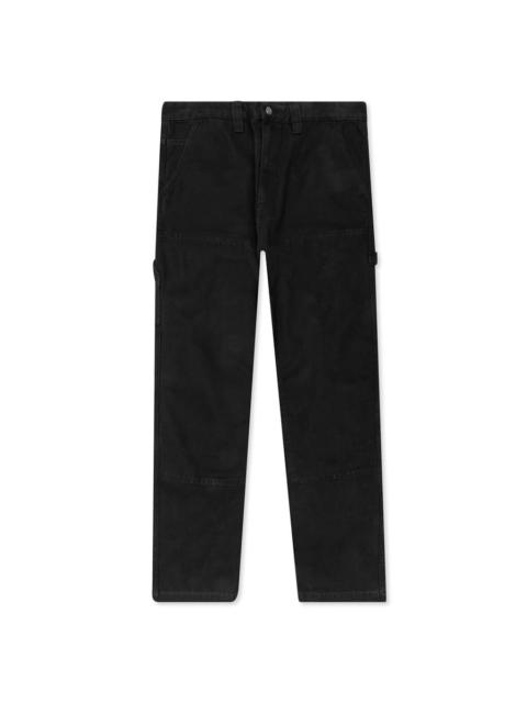 STUSSY CANVAS WORK PANT - BLACK