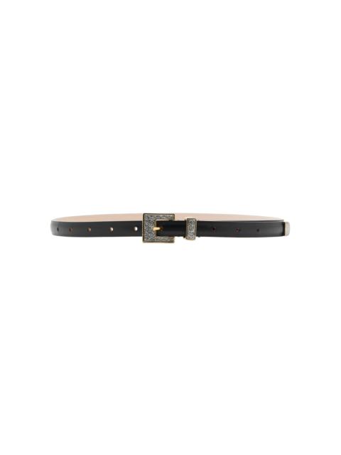 The Lottie Suede Belt black