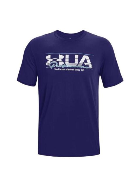Under Armour Training Graphics T-shirt 'Blue' 1376845-468