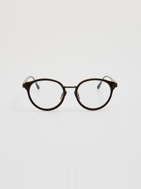 Anthony Oval Optical Frame in Matt Nickel