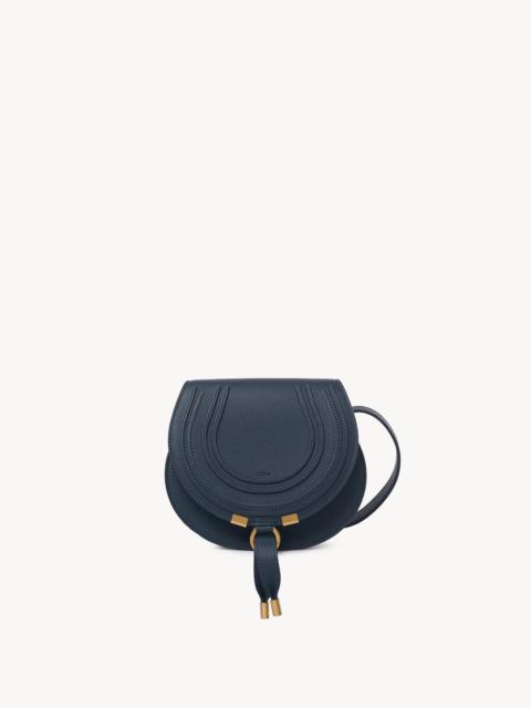 SMALL MARCIE SADDLE BAG IN GRAINED LEATHER