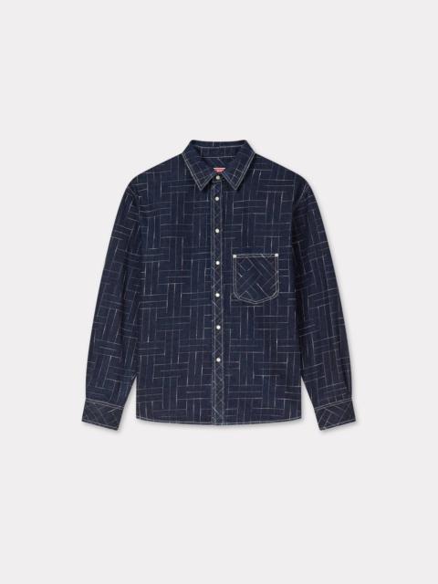 'KENZO Weave' shirt in japanese denim
