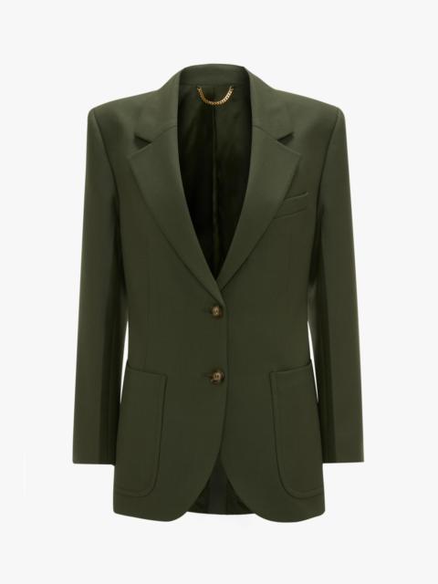 Patch Pocket Jacket In Oregano