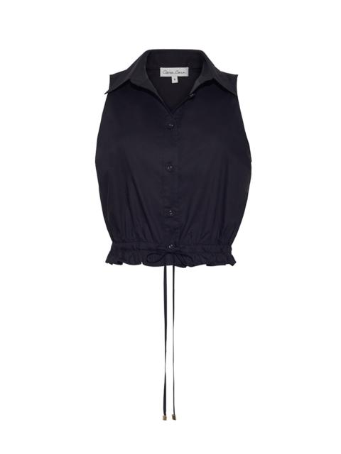 Hannah Top
Collared Halter Top with a Chic Button-Down Bodice