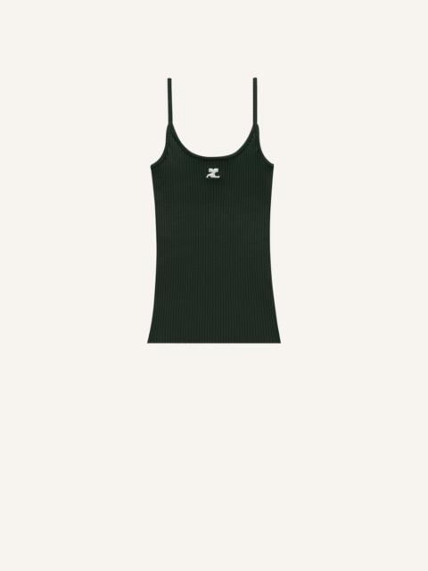 REEDITION RIB KNIT TANK TOP