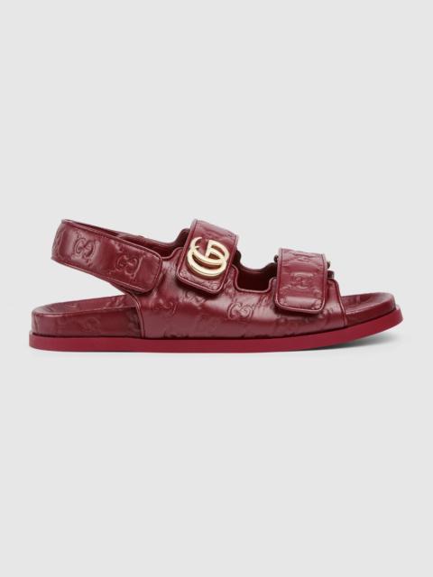 Women's sandal with Double G
