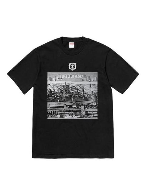 Supreme SS18 Fiorenza Tee Black Printing Short Sleeve Unisex SUP-SS18-0093