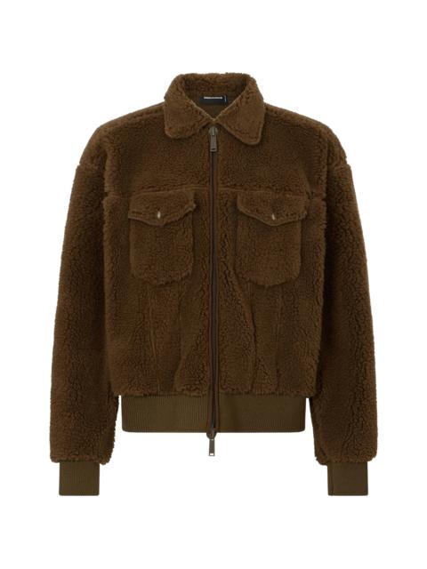 Dsquared2 Teddy Oversized Jean Jacket