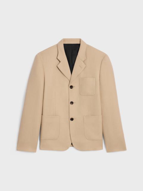 tailored jacket IN cashmere mohair natté