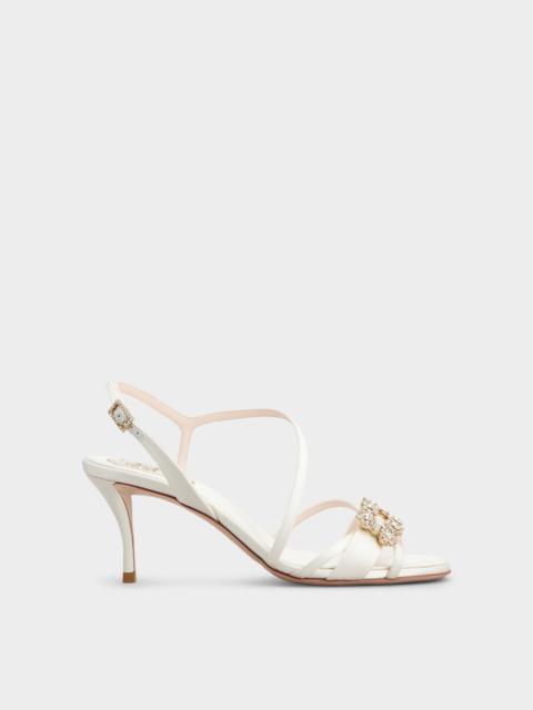 Efflorescence Sandals in satin