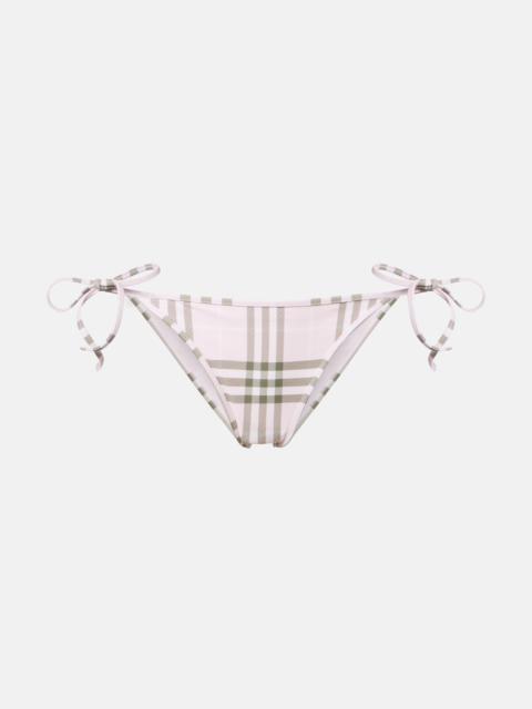 Burberry Check bikini bottoms