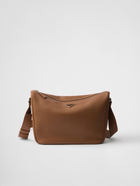 Leather shoulder bag