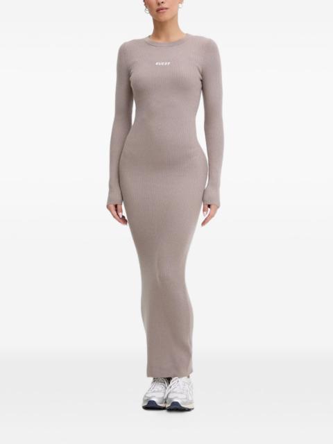 logo-detal maxi dress