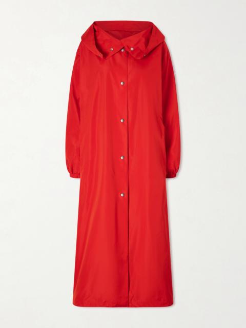 Hooded Taffeta Coat