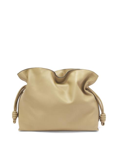 Large Flamenco clutch in nappa calfskin