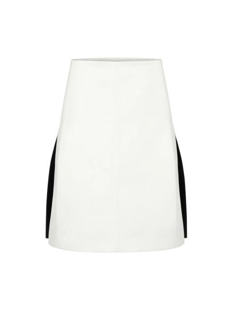 MOULDED SKIRT OFF WHITE