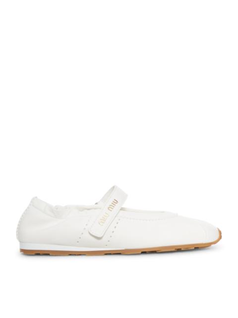 PLUME BALLET FLATS IN NAPPA