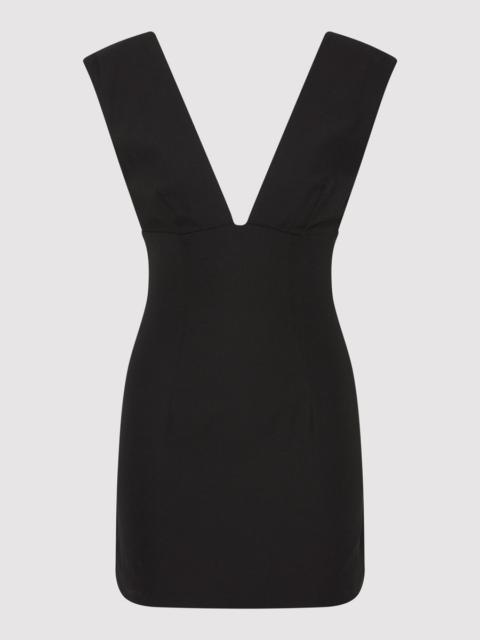 Plunge Mini Dress - Black