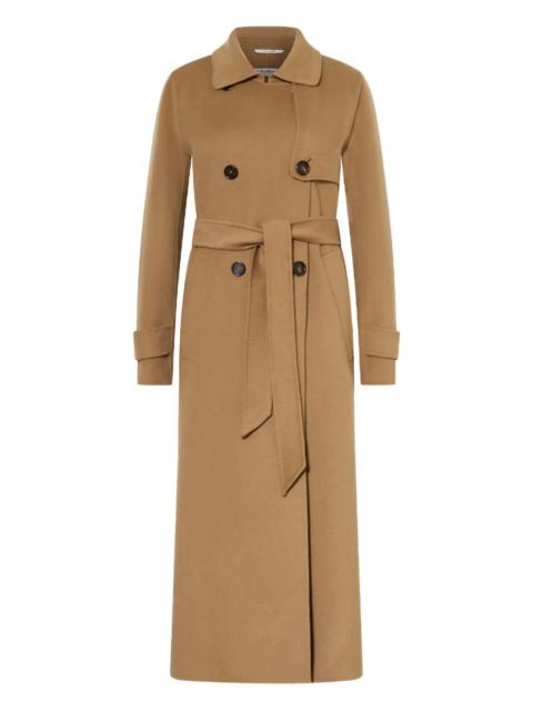 belted double-breasted coat