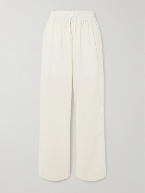 Lounge Cotton-blend Wide-leg Pants