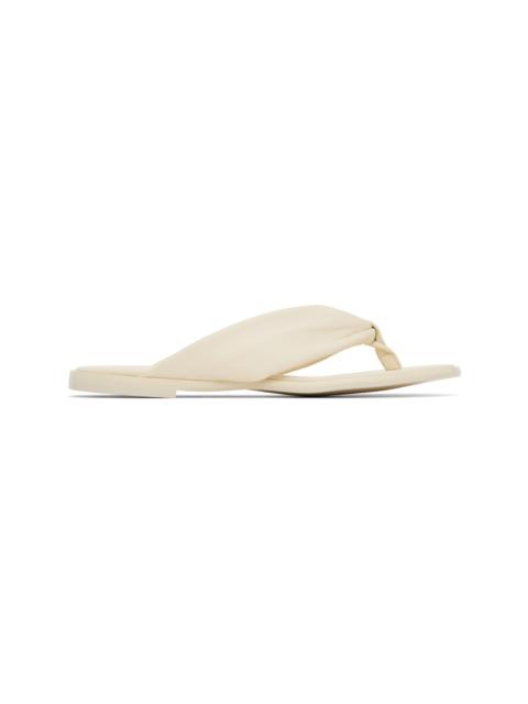 SSENSE Exclusive Bridal Capsule Three-Fold Sandals