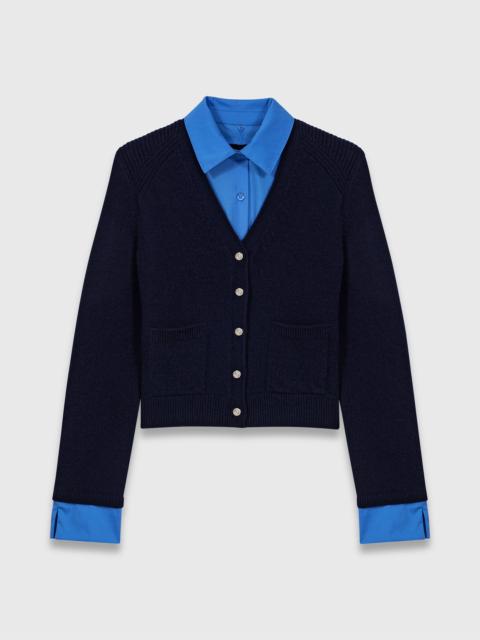 Cardigan with removable details