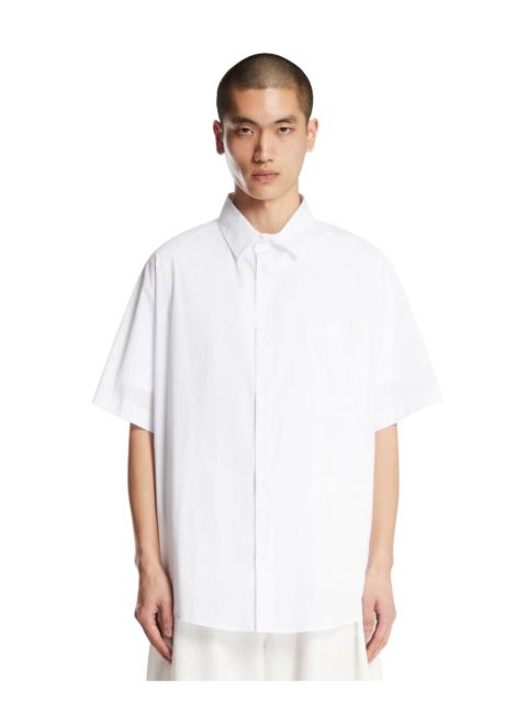 White Karl Cotton Shirt