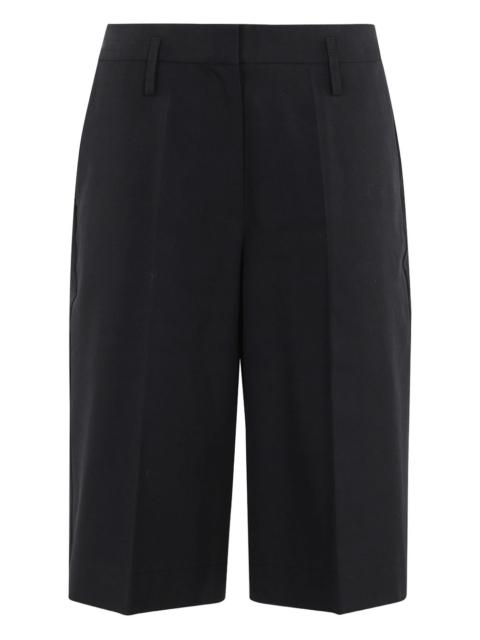 pressed-crease bermudas