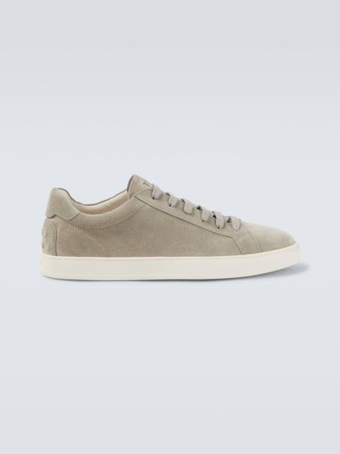 Suede sneakers