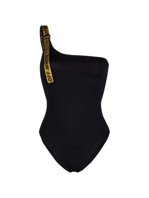 Industrial strap asymmetric swimsuit