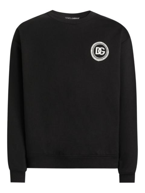 logo patch sweatshirt