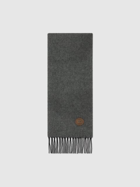 GG cashmere scarf