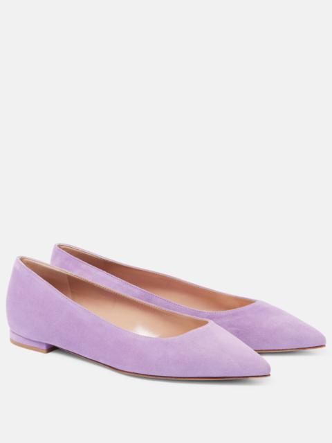 Gianvito suede ballet flats