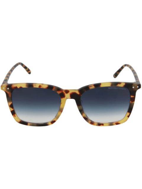 Bottega Veneta Square-Frame Acetate Sunglasses Havana Havana Blue (BV0251SA-30007260-005)