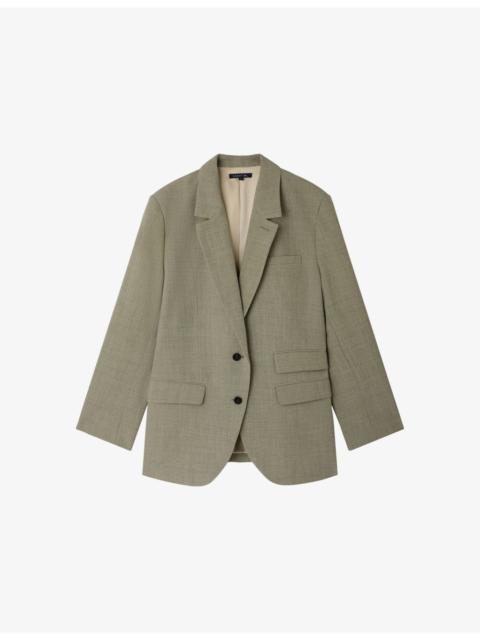 Harvest Relaxed-Fit Woven Blazer