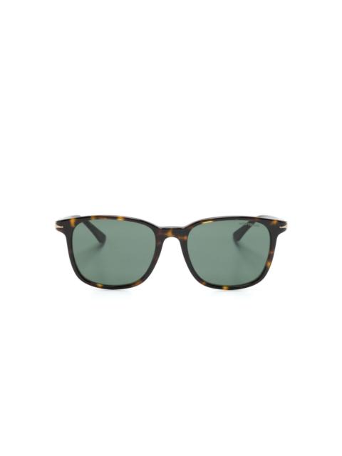 tortoiseshell square-frame sunglasses
