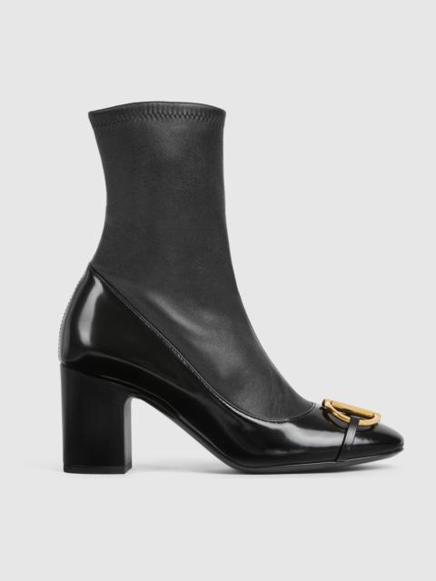 Women's ankle boot with half Horsebit