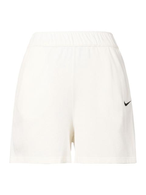 (WMNS) Nike Nsw Jersey Shorts 'White' DM6729-133