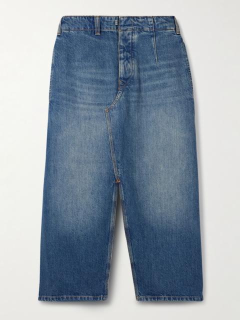 Denim midi skirt Mid denim