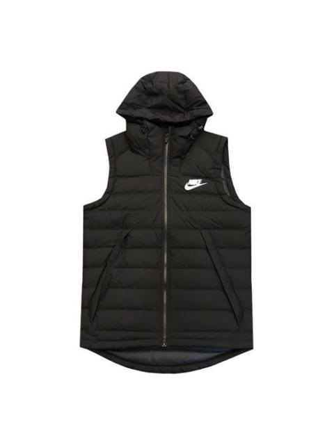 Nike MENS Casual Sports Hooded Vest Black AJ7951-010