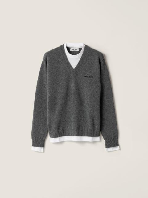 Cashmere V-neck sweater