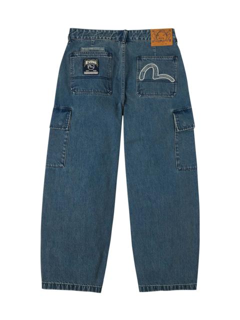Shshiko Seagull Balloon Fit Cargo Jeans