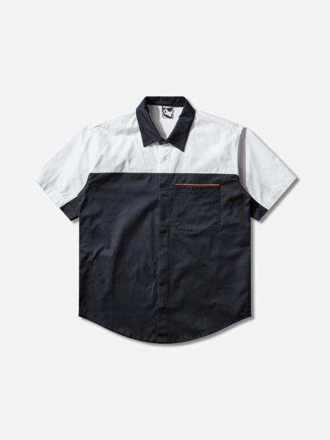 Men's Solid Shortsleeve Shirt Navy