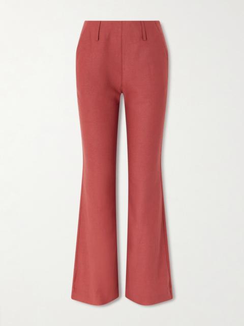 Charlie Silk Flared Pants