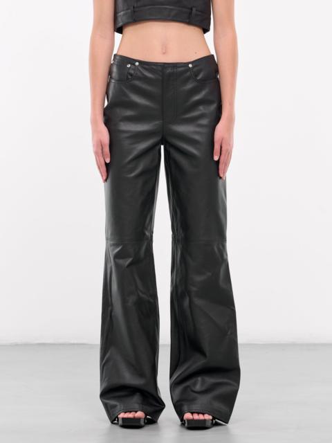 Faux Leather Trousers
